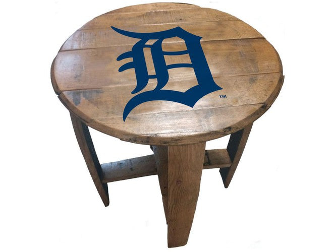 Imperial USA Officially Licensed MLB Oak Barrel Side Table