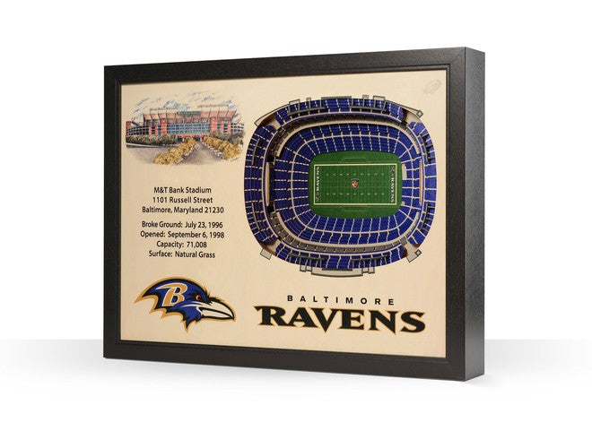 You The Fan! NFL Stadium View 25-Layer 3D Wall Art