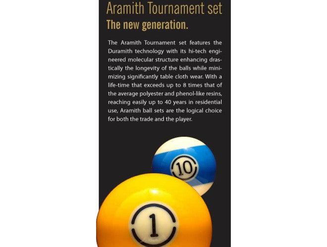 Aramith Tournament Belgian Billiard Balls