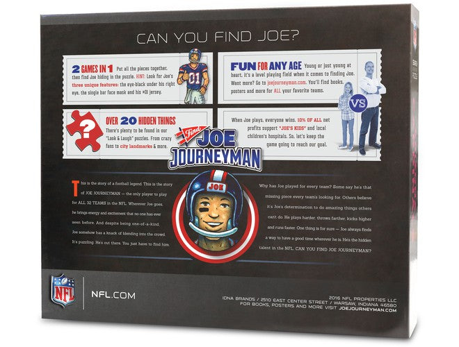 You The Fan! Joe Journeyman NFL Puzzle