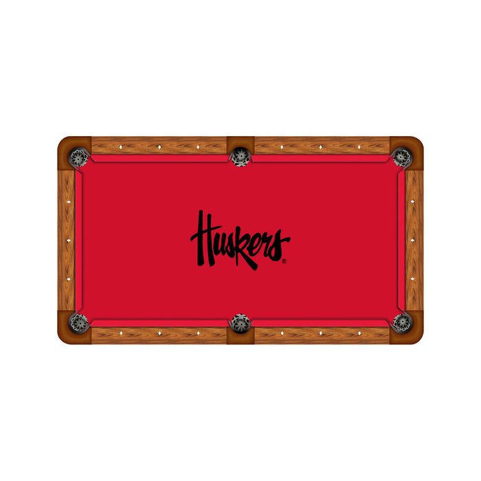 Wave 7 NCAA Alternate Logo Billiard Cloth - 8ft