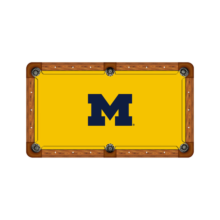Wave 7 NCAA Alternate Logo Billiard Cloth - 8ft