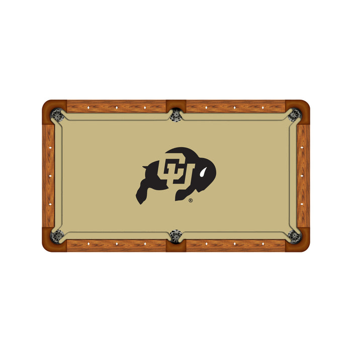 Wave 7 NCAA Logo Billiard Cloth - 8ft