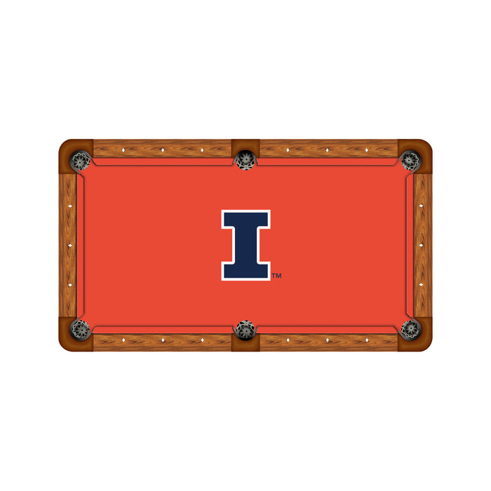 Wave 7 NCAA Logo Billiard Cloth - 8ft