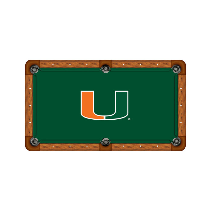 Wave 7 NCAA Logo Billiard Cloth - 8ft