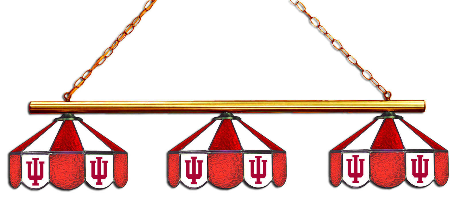 Wave7 NCAA Tiffany 3-Light Game Table Light