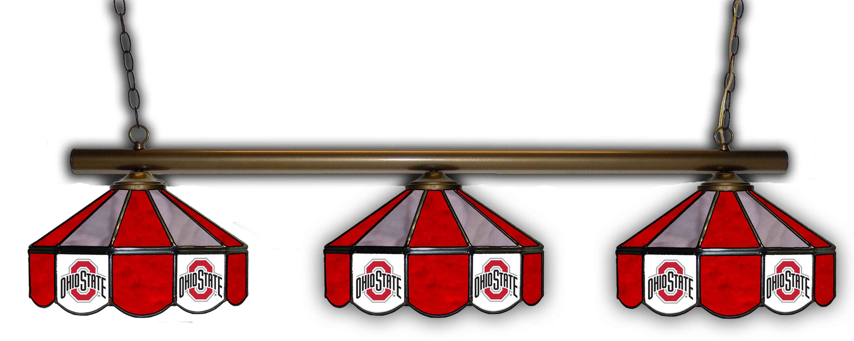 Wave7 NCAA Tiffany 3-Light Game Table Light