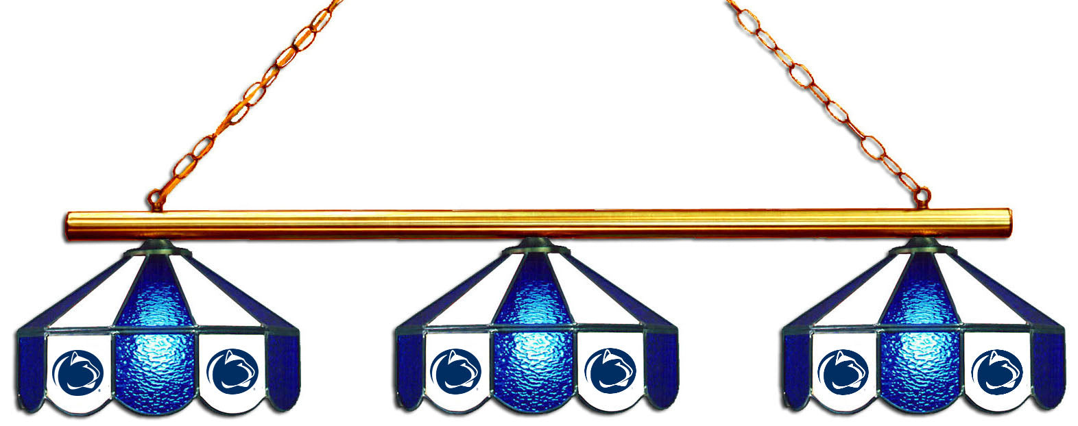 Wave7 NCAA Tiffany 3-Light Game Table Light