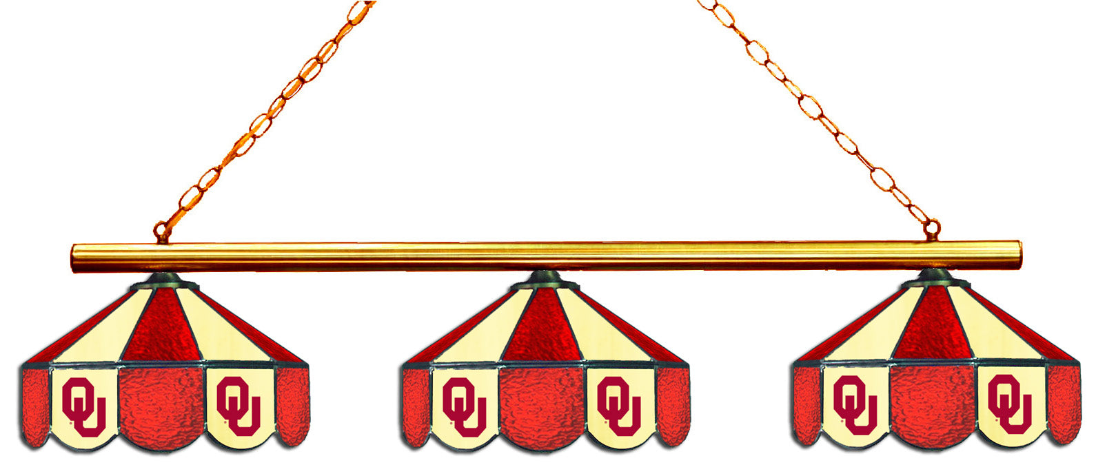 Wave7 NCAA Tiffany 3-Light Game Table Light