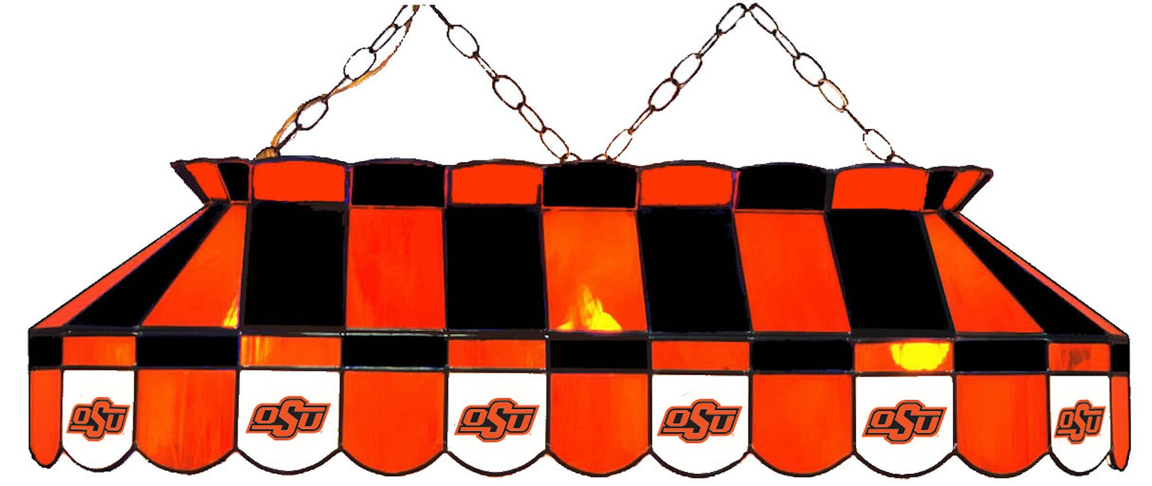 Wave7 NCAA 40" Tiffany Pool Table Light