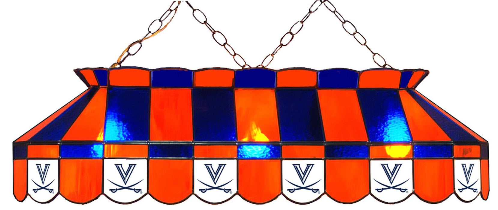 Wave7 NCAA 40" Tiffany Pool Table Light