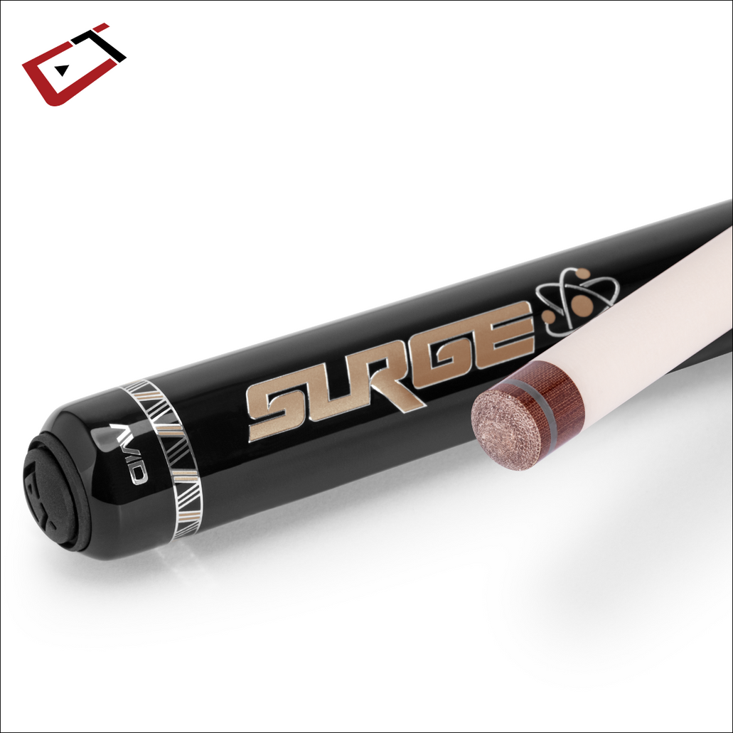 Cuetec Avid Surge Black Jump Cue — Billiards.com, Inc