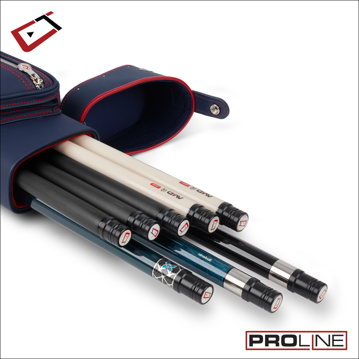 Cuetec Pro Line Navy 3x5 Hard Case