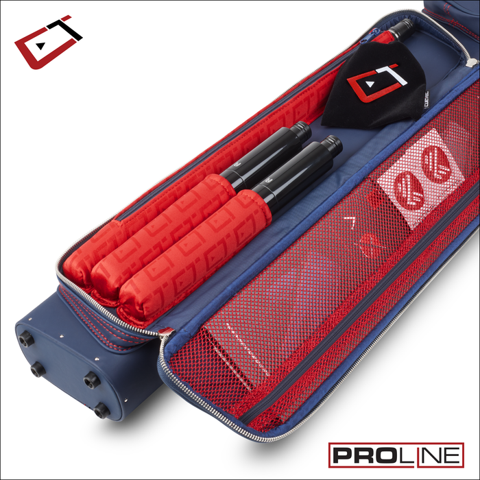 Cuetec Pro Line Navy 3x5 Hard Case
