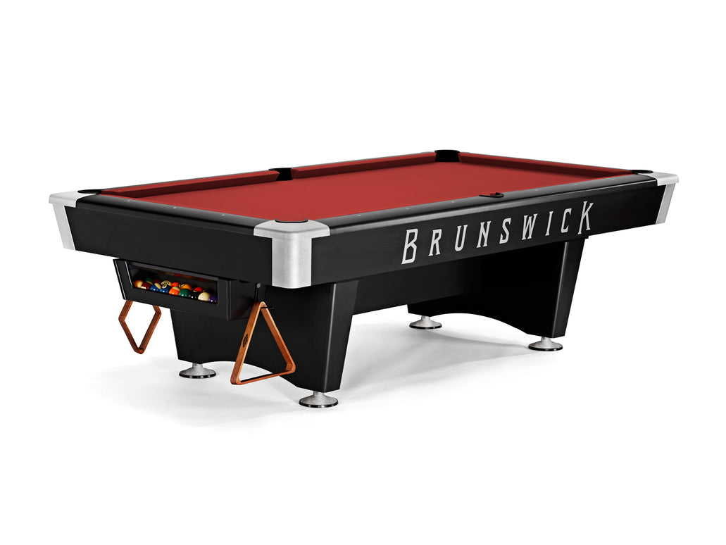 Brunswick Black Wolf 8' Pro Pool Table — Billiards.com, Inc