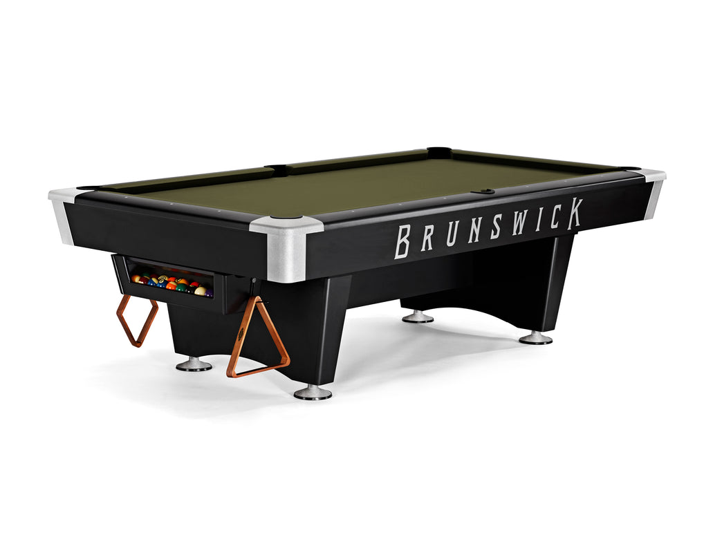 Brunswick Black Wolf 8' Pro Pool Table — Billiards.com, Inc