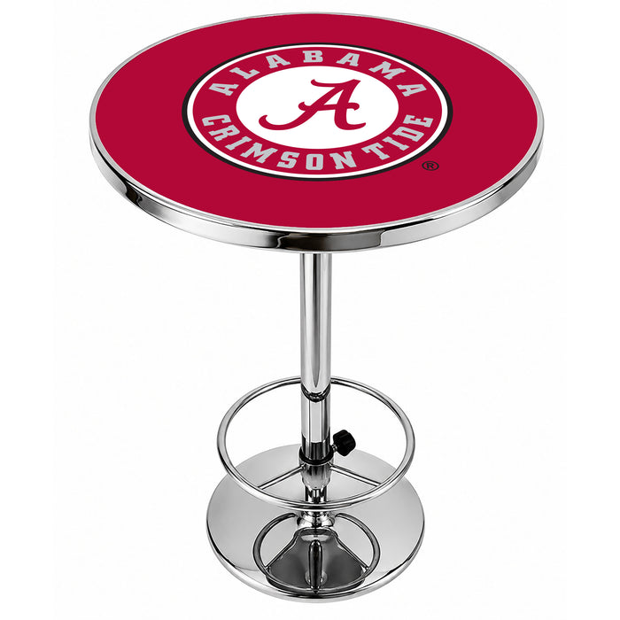 NCAA Licensed Chrome Pub Table