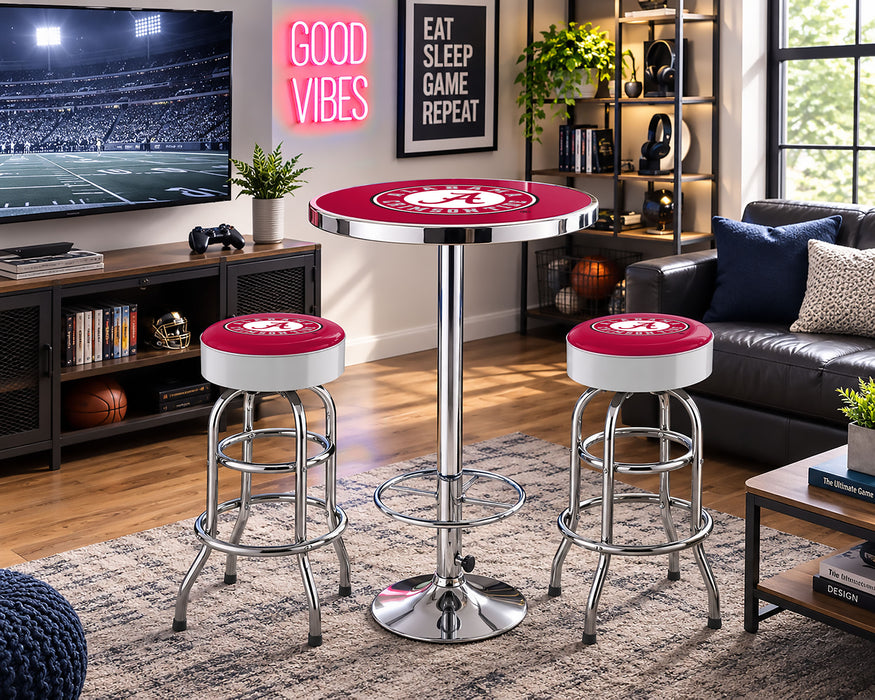 NCAA Licensed Chrome Pub Table