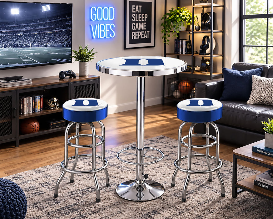 NCAA Licensed Pub Table & Two Barstool Set