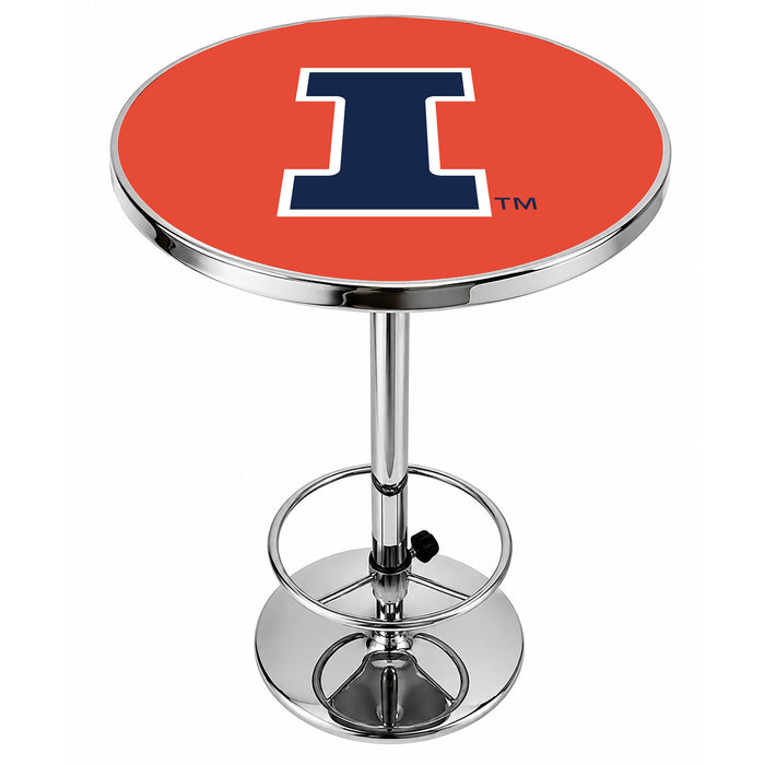 NCAA Licensed Chrome Pub Table