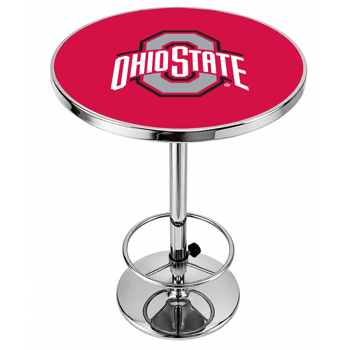 NCAA Licensed Chrome Pub Table