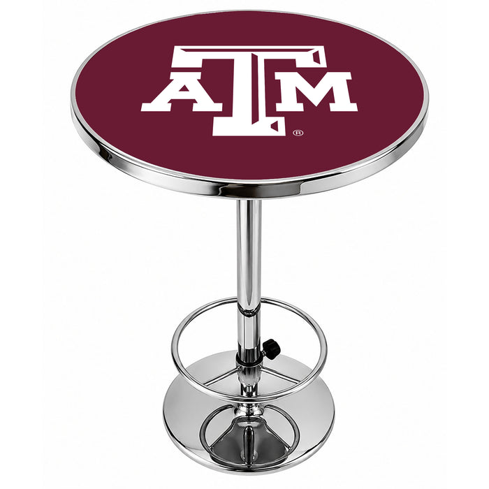 NCAA Licensed Chrome Pub Table