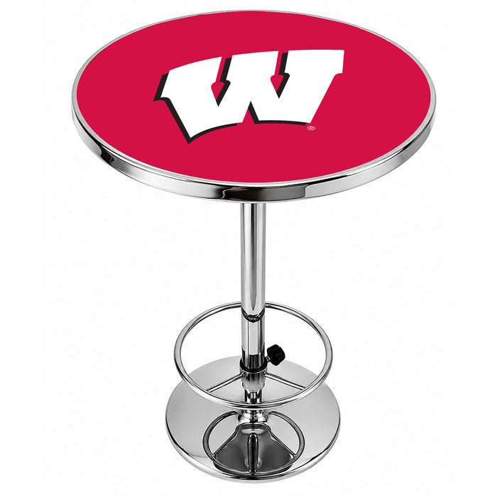 NCAA Licensed Chrome Pub Table