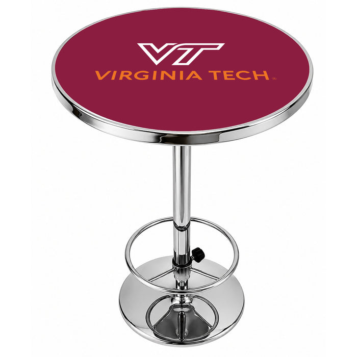 NCAA Licensed Chrome Pub Table