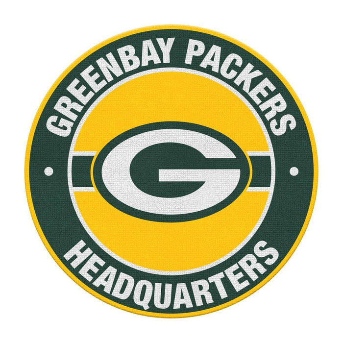 Officially Licensed NFL Round Headquarter Rugs