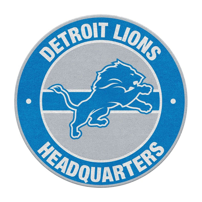 Officially Licensed NFL Round Headquarter Rugs