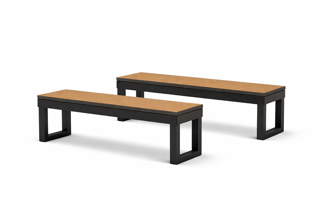 American Heritage Lanai - Obsidian Black 8' Outdoor Pool Table