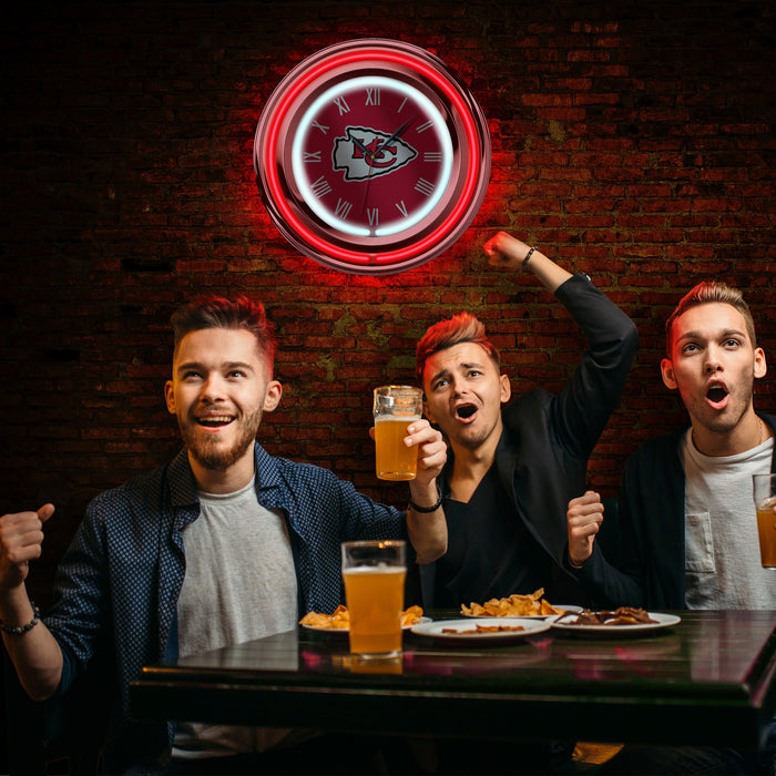 Officially Licensed NFL 15" Neon Clocks