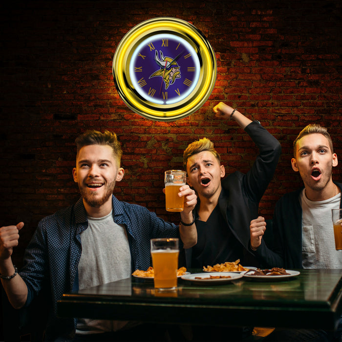 Officially Licensed NFL 15" Neon Clocks