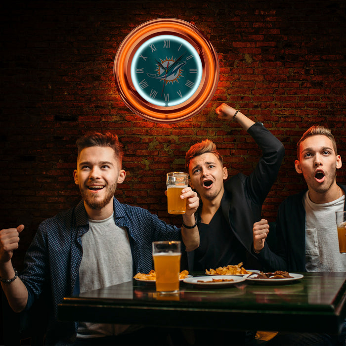 Officially Licensed NFL 15" Neon Clocks