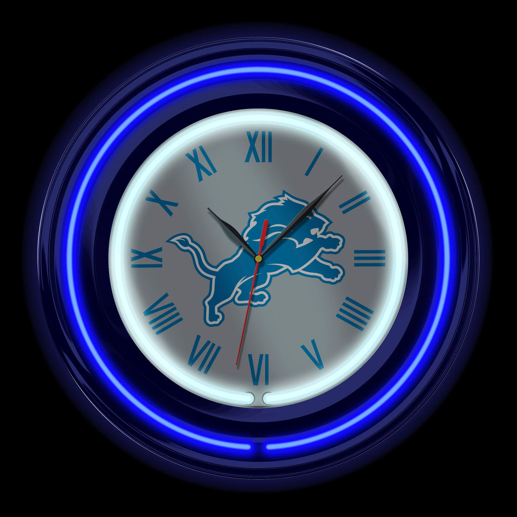 Radiall ネオン掛時計 直径約37cm Officially Licensed NFL 15