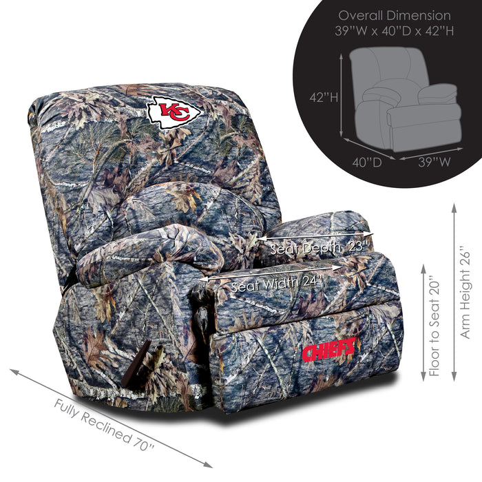 Officially Licensed NFL GM Camo Recliner