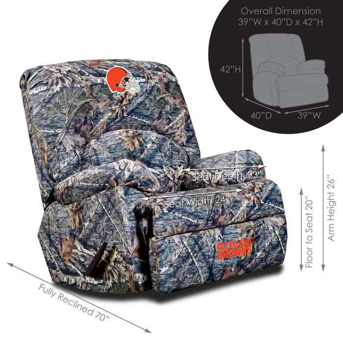 Officially Licensed NFL GM Camo Recliner