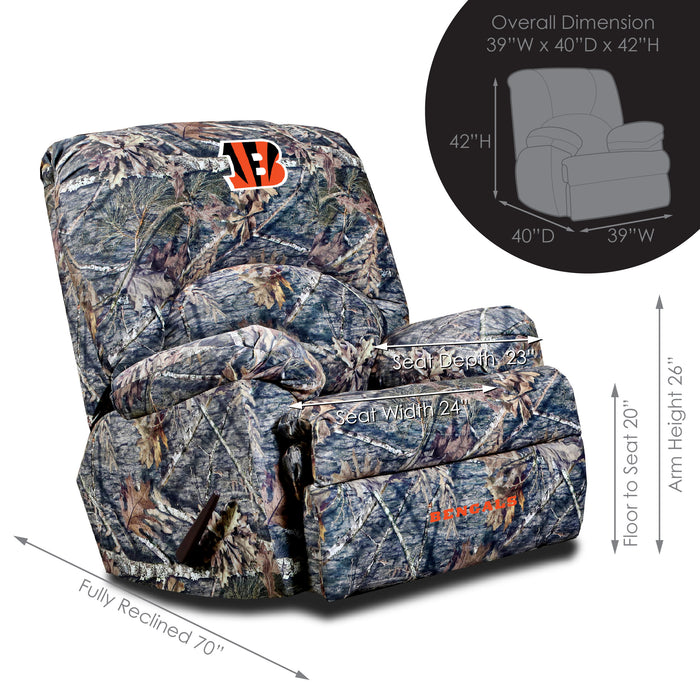 Officially Licensed NFL GM Camo Recliner