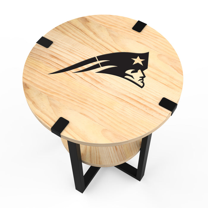 NFL Licensed Round Side Table with Charger