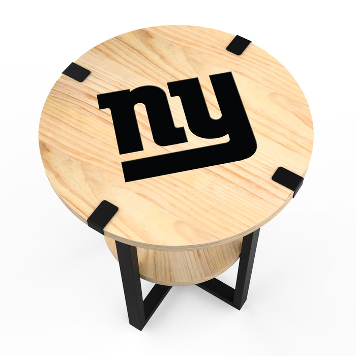 NFL Licensed Round Side Table with Charger