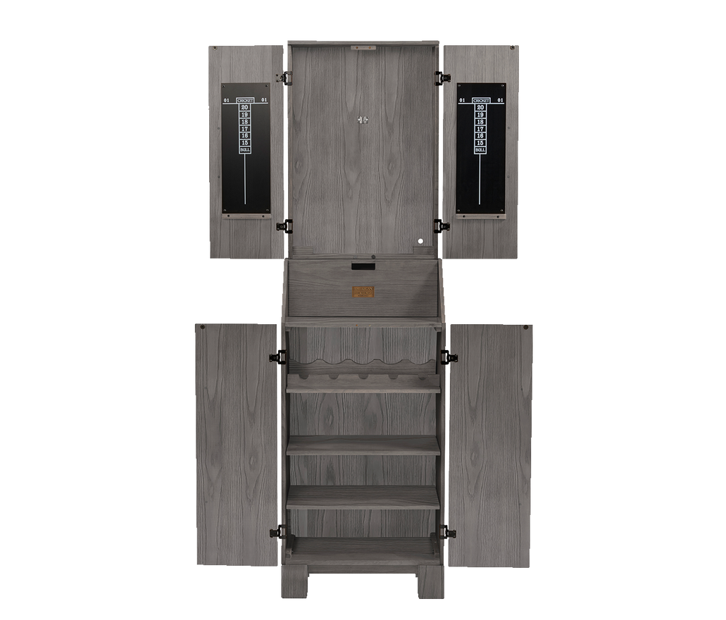 American Heritage Alta Standup Dartboard Cabinet — Billiards.com, Inc