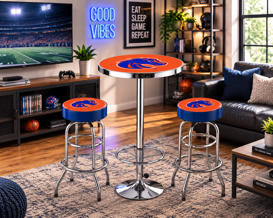 NCAA Licensed Pub Table & Two Barstool Set