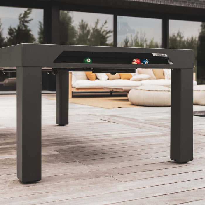Cornilleau 7ft Classic Outdoor Pool Table - Black