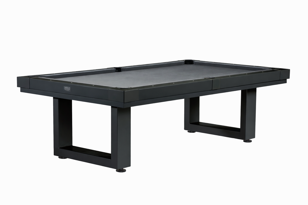 American Heritage Lanai - Obsidian Black 8' Outdoor Pool Table