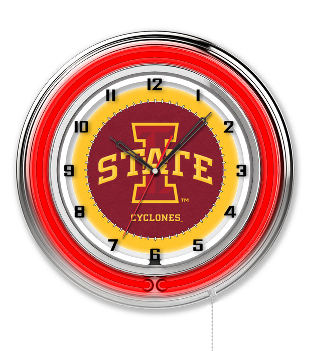NCAA Licensed 19" Neon Clock