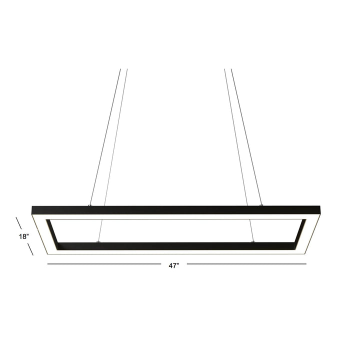 Ram Gameroom 47" LED Rectangular Game Table Light Fixture