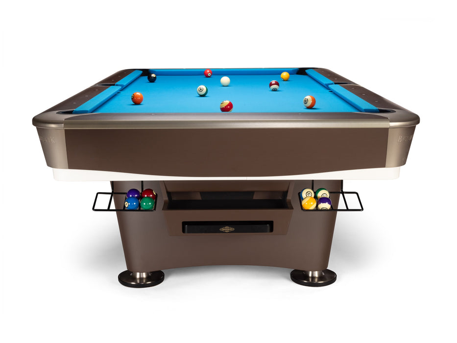 Gold Crown VII 8' Pool Table - Classic Brown