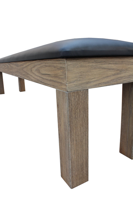 Silvered Ash Storage Bench