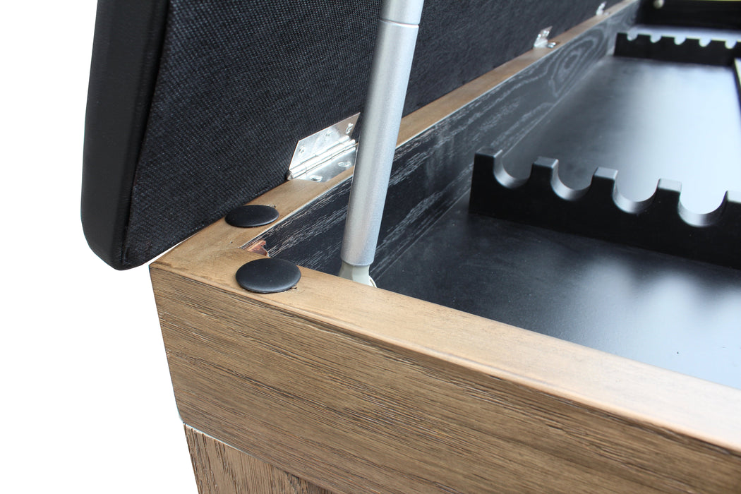 Silvered Ash Storage Bench