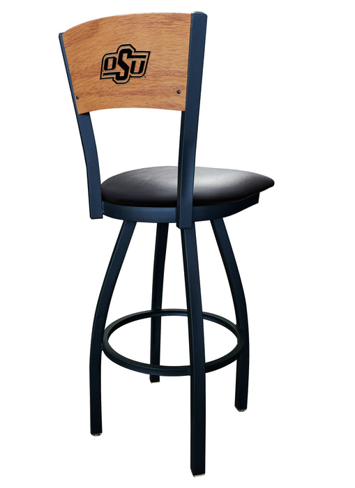 NCAA Laser Engraved 30" Swivel Bar Stool